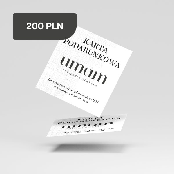 KARTA PODARUNKOWA UMAM 200 PLN