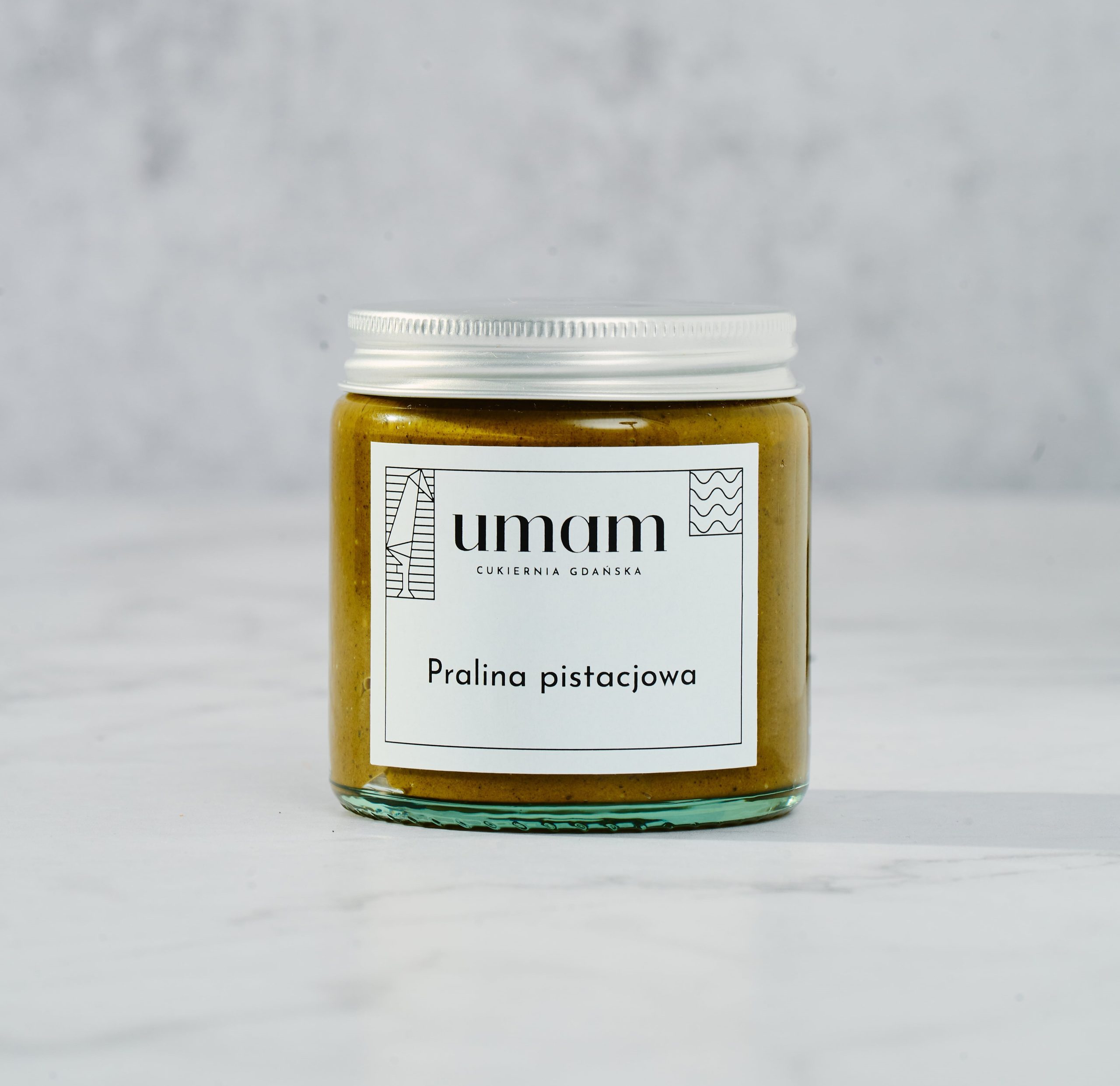 pralina pistacjowa kaadrowana
